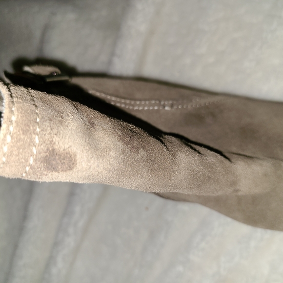 Dolce Vita Size 10 Brown Suede Leather Wedge Booties - Picture 14 of 15